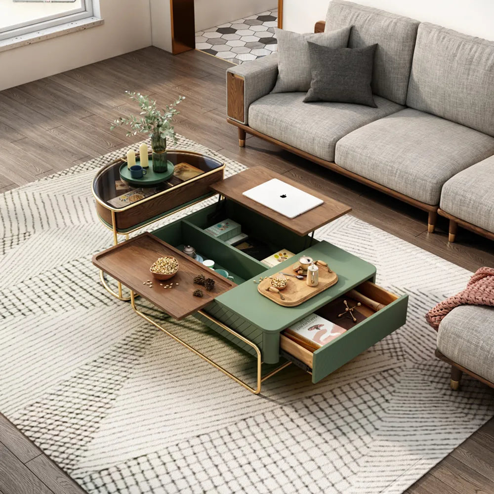 Modern Lift-Top Nesting Coffee Table Set – Salvage & Co Indy