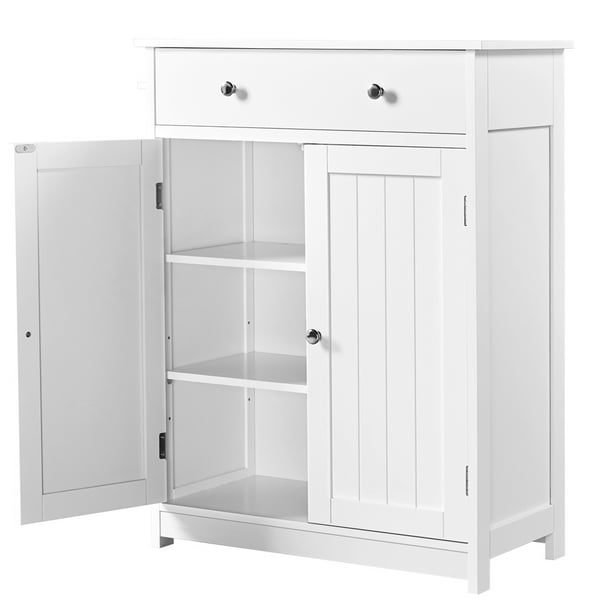 FreeStanding Bathroom Storage with 1 Drawer 2 Doors,W