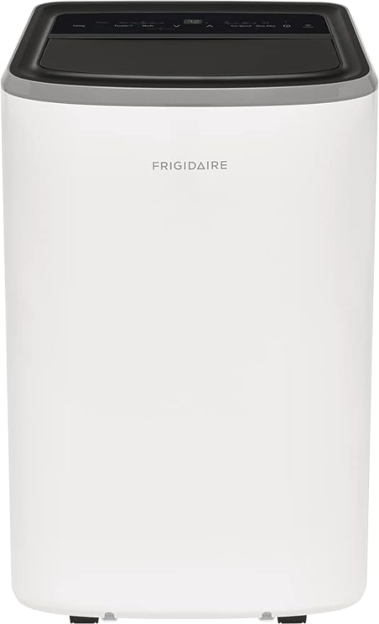 Portable Room Air Conditioner, 12K BTU (ASHRAE) / 8K BTU (DOE) with Multi-Speed Fan/Dehumidify Mode/Washable Filter, Built-in Air Ionizer/Wi-Fi Connected/Window Kit, in White