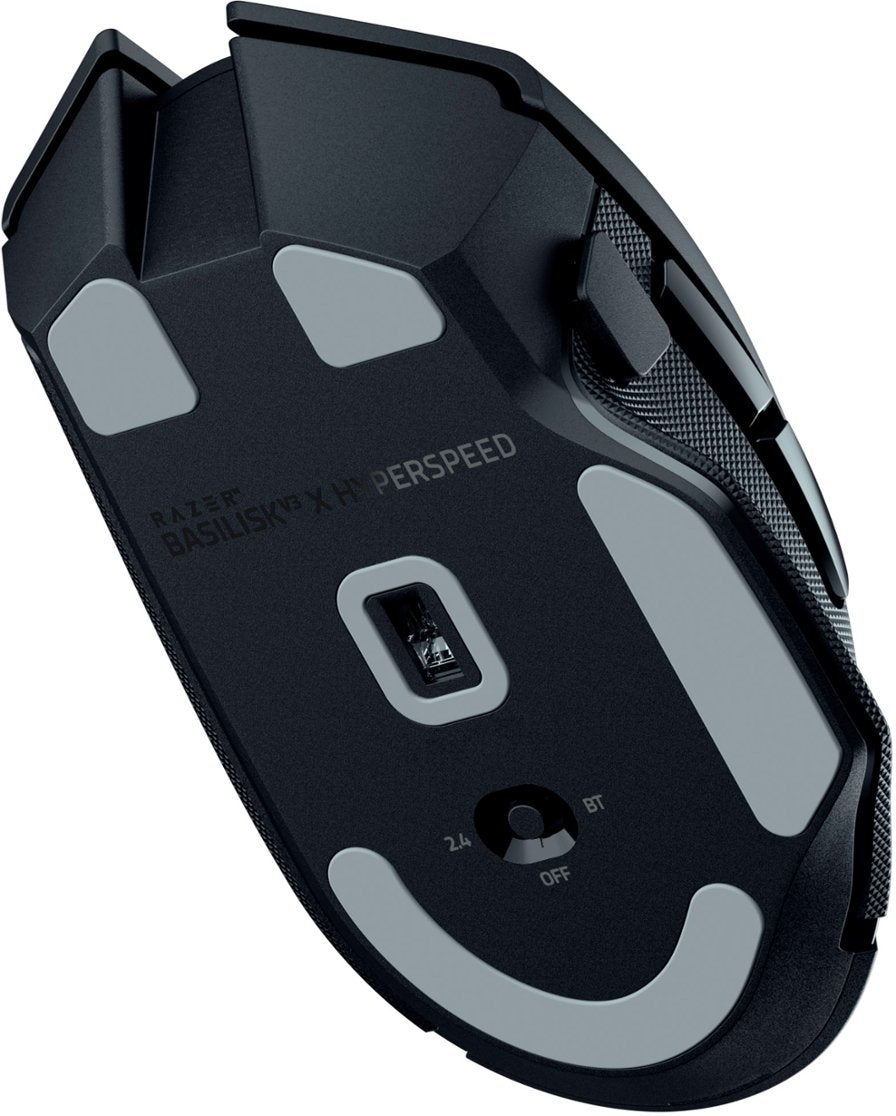 Razer - Basilisk V3 X HyperSpeed Customizable Wireless Gaming Mouse - Black