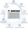 Smart App & Voice Control Window Air Conditioner, 10,000 BTU, White