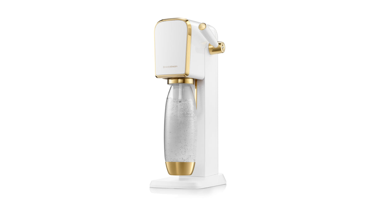 SodaStream ART Sparkling Water Maker Starter Kit (White / Gold