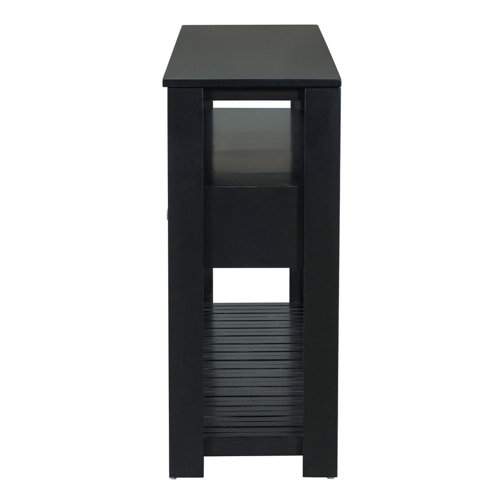 Accent Console Table Sofa Table - Black