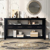 Accent Console Table Sofa Table - Black