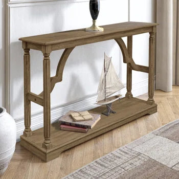 Allanton Solid Wood Console Table – Salvage & Co Indy