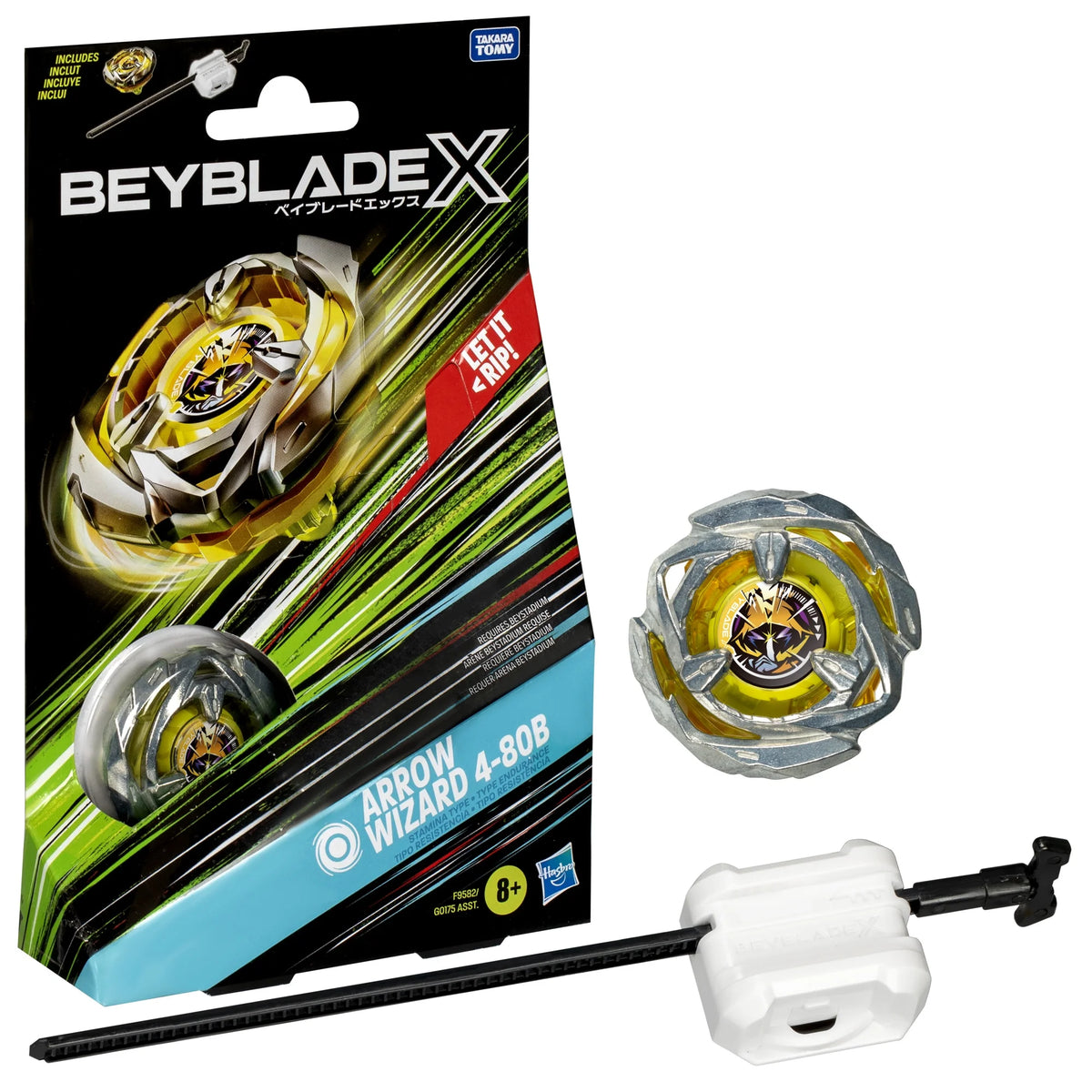BeyBlade X Arrow Wizard 4-80B Set, final cut – Salvage & Co Indy