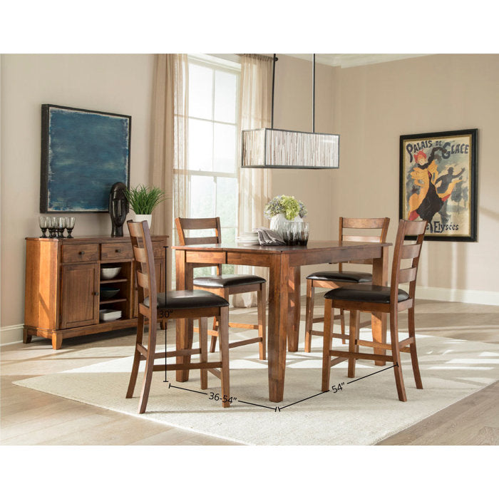 Clowie Extendable Solid Wood Dining Table – Salvage & Co Indy