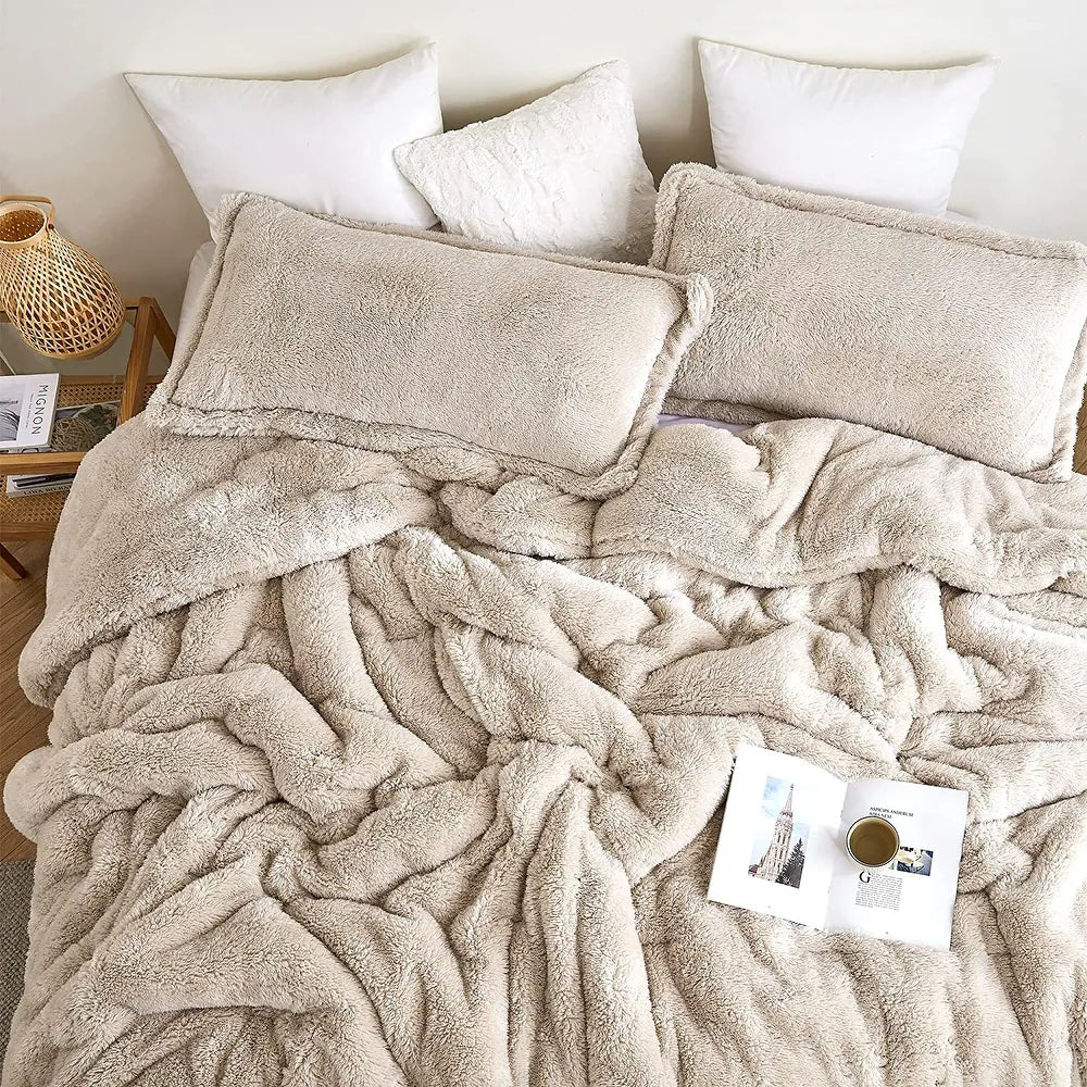The Original Plush Oversized Comforter - White Sand - Oversized King