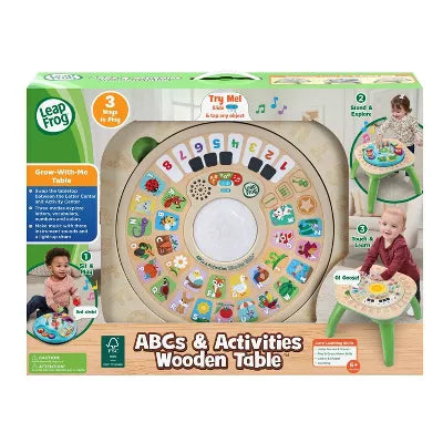 ABC's & Activities Wooden Table