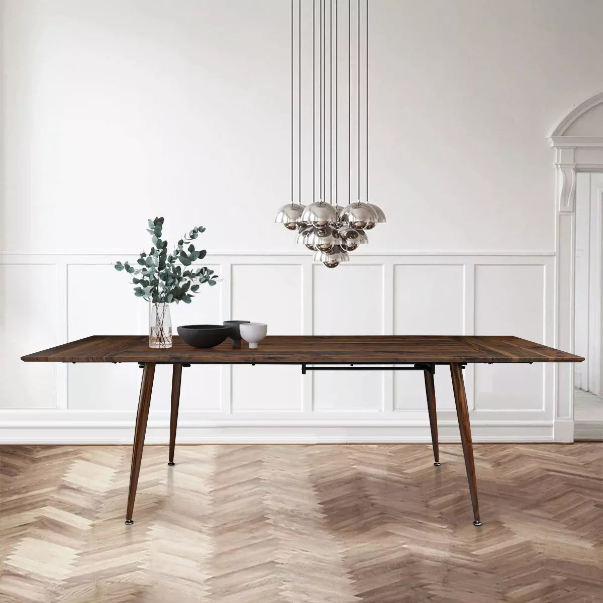 Odense Rectangular Extendable Dining Table Top ONLY – Salvage & Co Indy