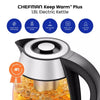 Rapid-Boil Kettle with Keep Warm and Tea Infuser - Stainless Steel