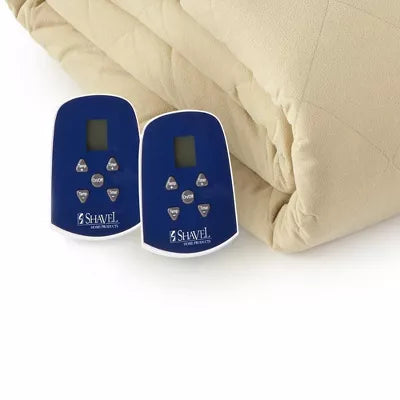 Micro Flannel High Quality Heating Technology Ultra Velvet Reversible Electric Blanket - Camel - King