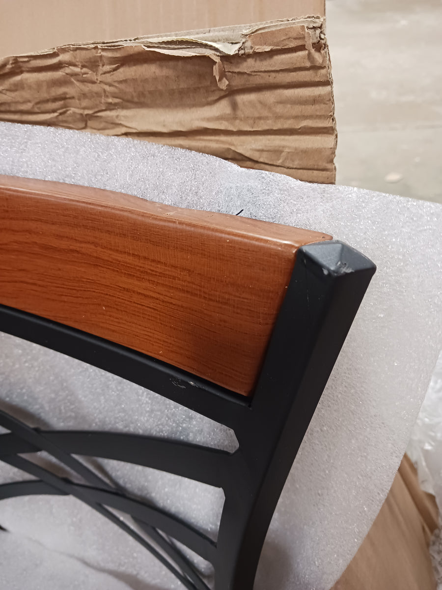 Taryn Faux Leather Upholstered Swivel Metal Adjustable Height Bar Stoo