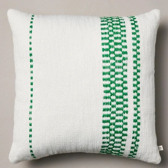 Square Dhurrie Check Pillow