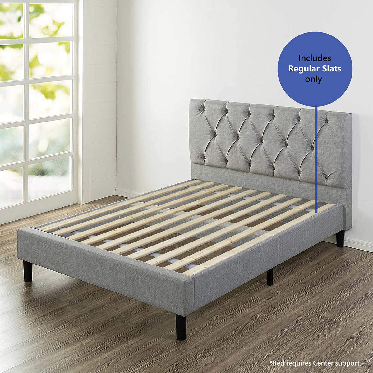 Vertical Wood Folding Bunkie Board Slats Queen (K3416) Salvage