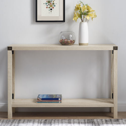 White Oak Entryway Table MG386 – Salvage & Co Indy