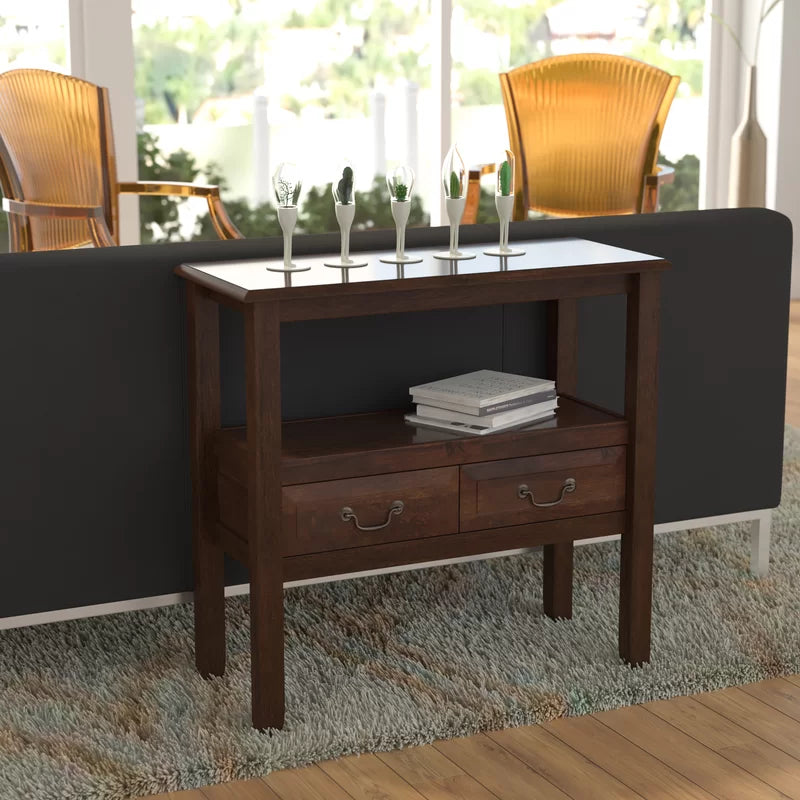 Bockman 30.5 solid wood console outlet table