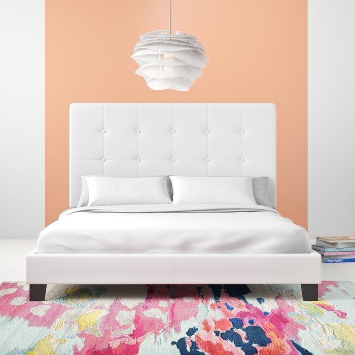 Chadwick tufted upholstered low outlet profile platform bed