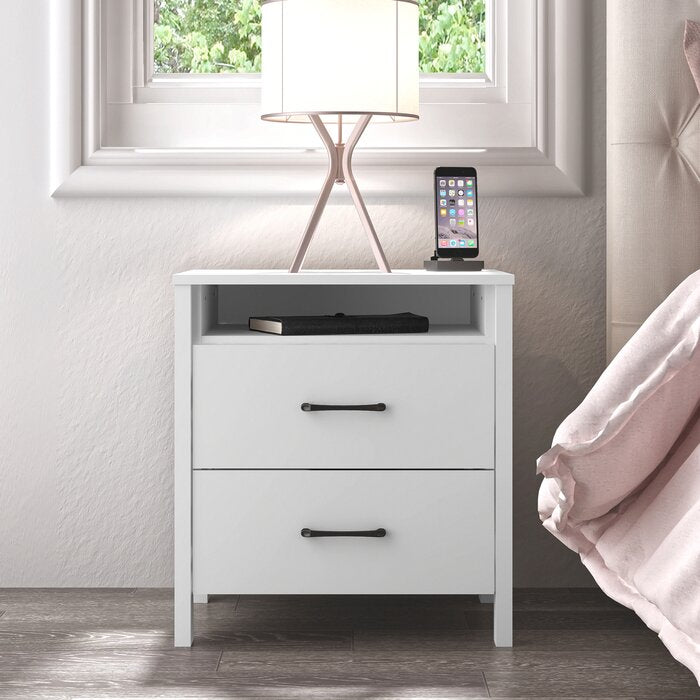 Chivonne 22.7" 2 Drawer Nightstand – Salvage & Co Indy