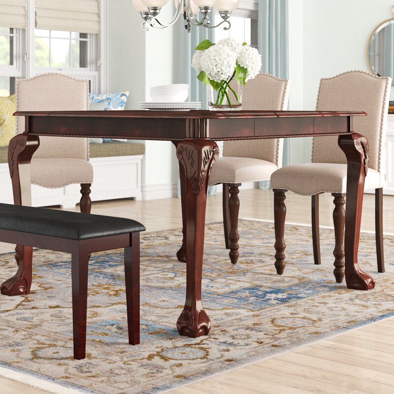 Coleman Extendable Solid Wood Dining Table – Salvage & Co Indy
