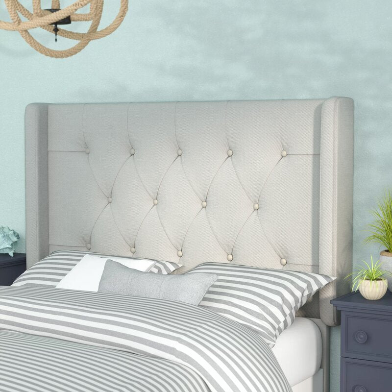 Davina upholstered hotsell wingback headboard