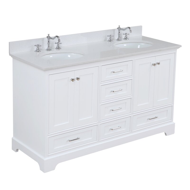 Diodorus 60" Double Bathroom Vanity Set Salvage & Co Indy