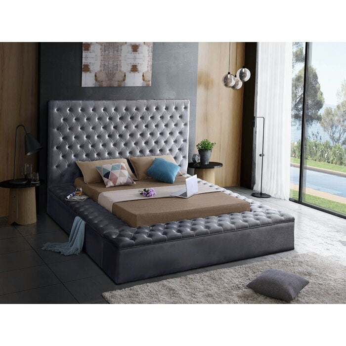 Geralyn upholstered deals bed