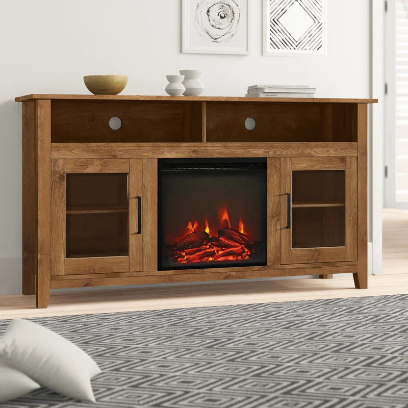 Kohn fireplace tv shop stand