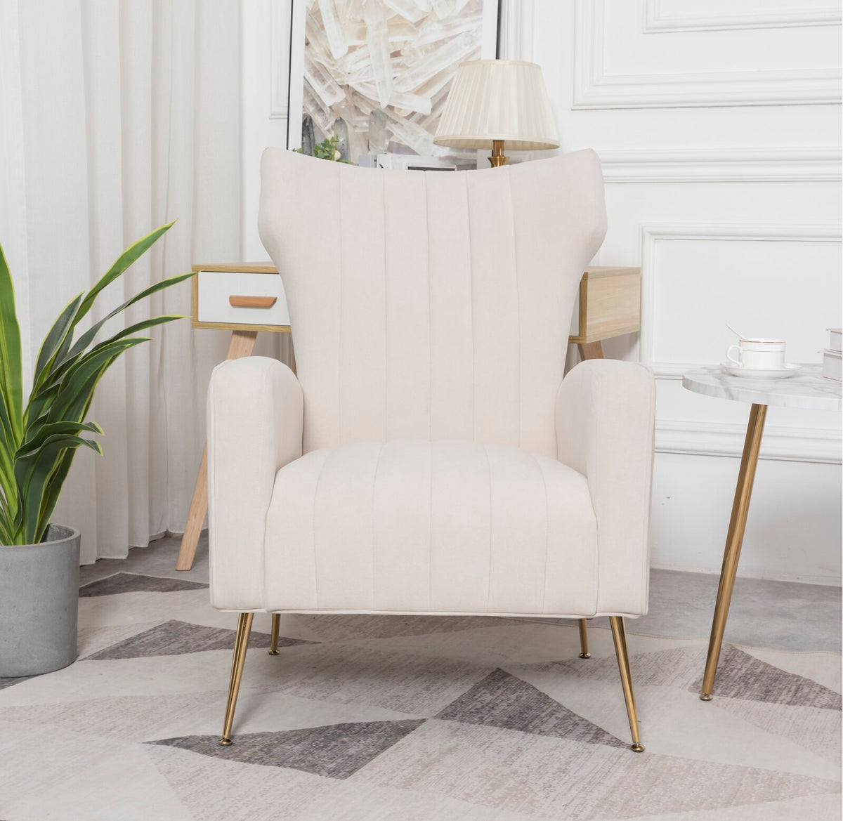 Mercer41 lauretta hot sale wingback chair