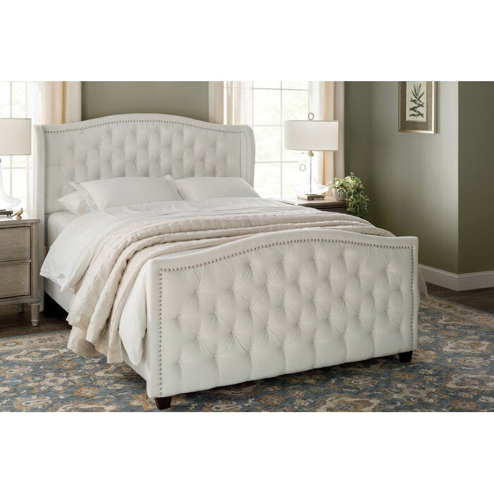 Marlon tufted hotsell upholstered standard bed