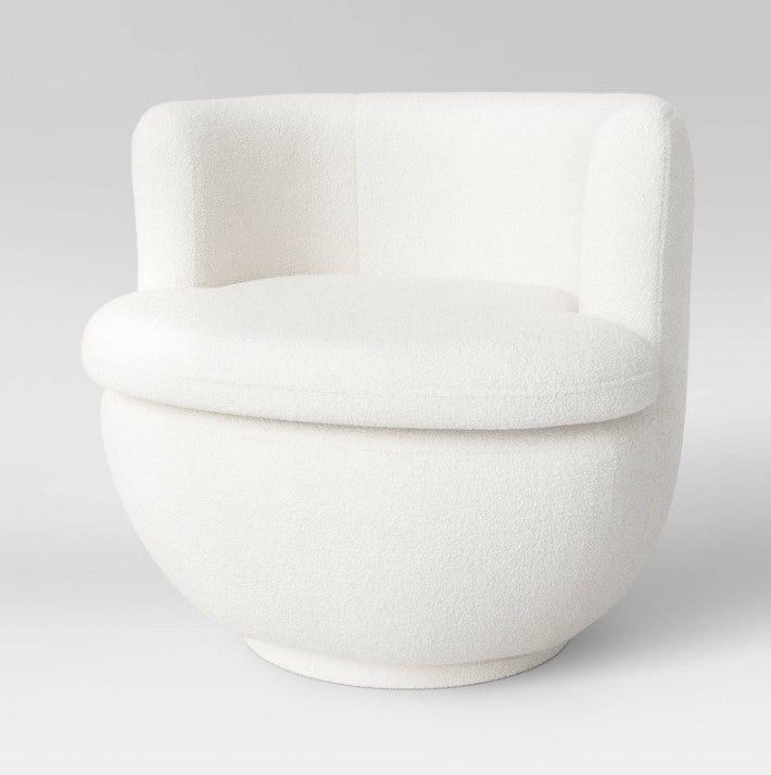 Dorton Round Swivel Barrel Chair Salvage & Co Indy