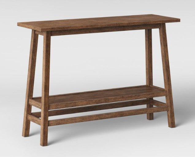 Haverhill Wood Console Table Salvage & Co Indy