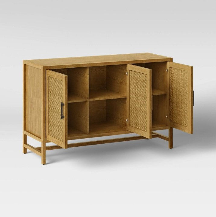 Warwick 3 Door Accent TV Stand for TVs up to 59" Salvage & Co Indy