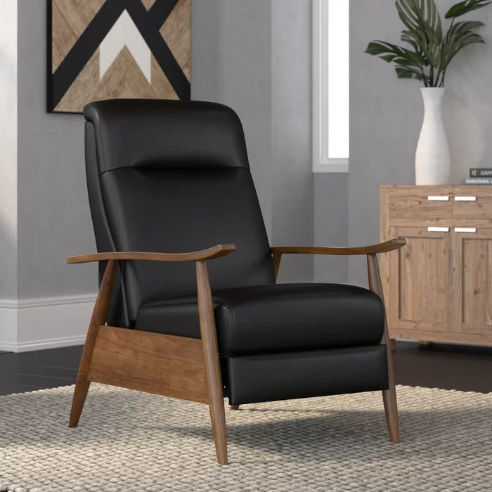 Teasley faux outlet leather manual recliner