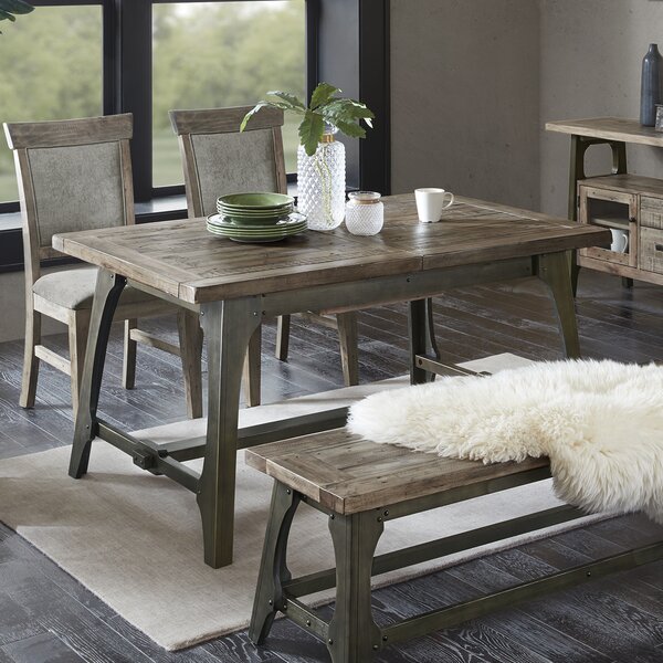 Towne Extendable Solid Wood Dining Table (#K4881) – Salvage & Co Indy