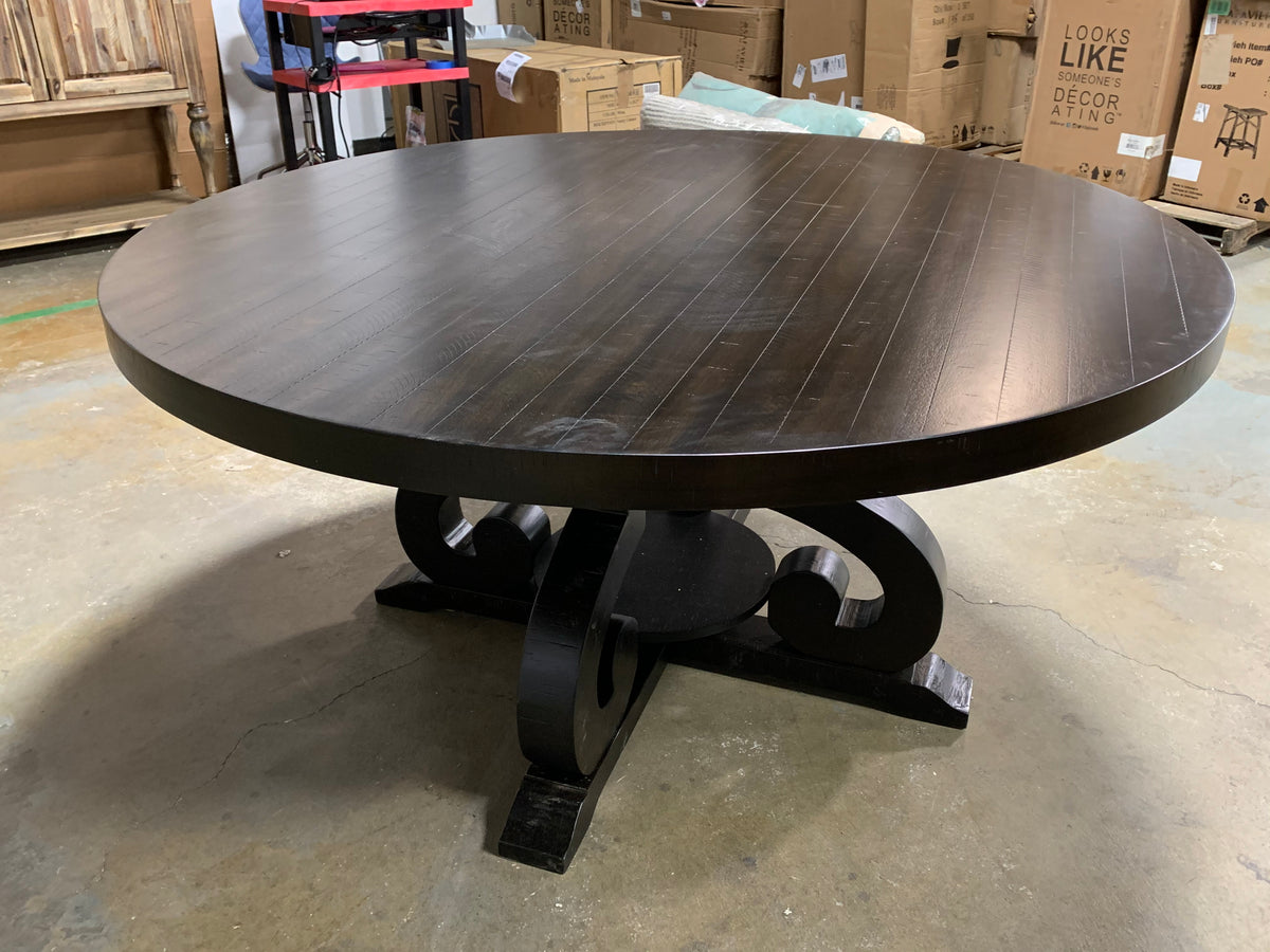 60” Solid Wood Dining Table – Salvage & Co Indy
