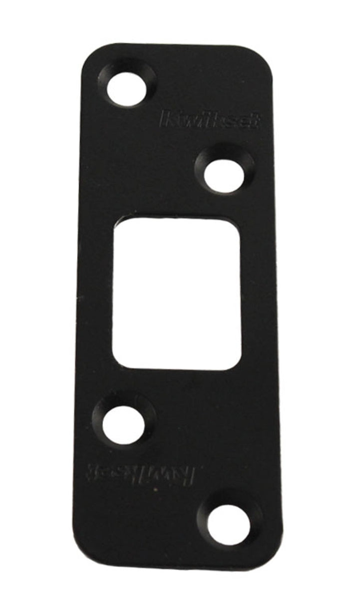 Kwikset / Deadbolt / Round Corner / Heavy Duty / Strike Plate / Matte