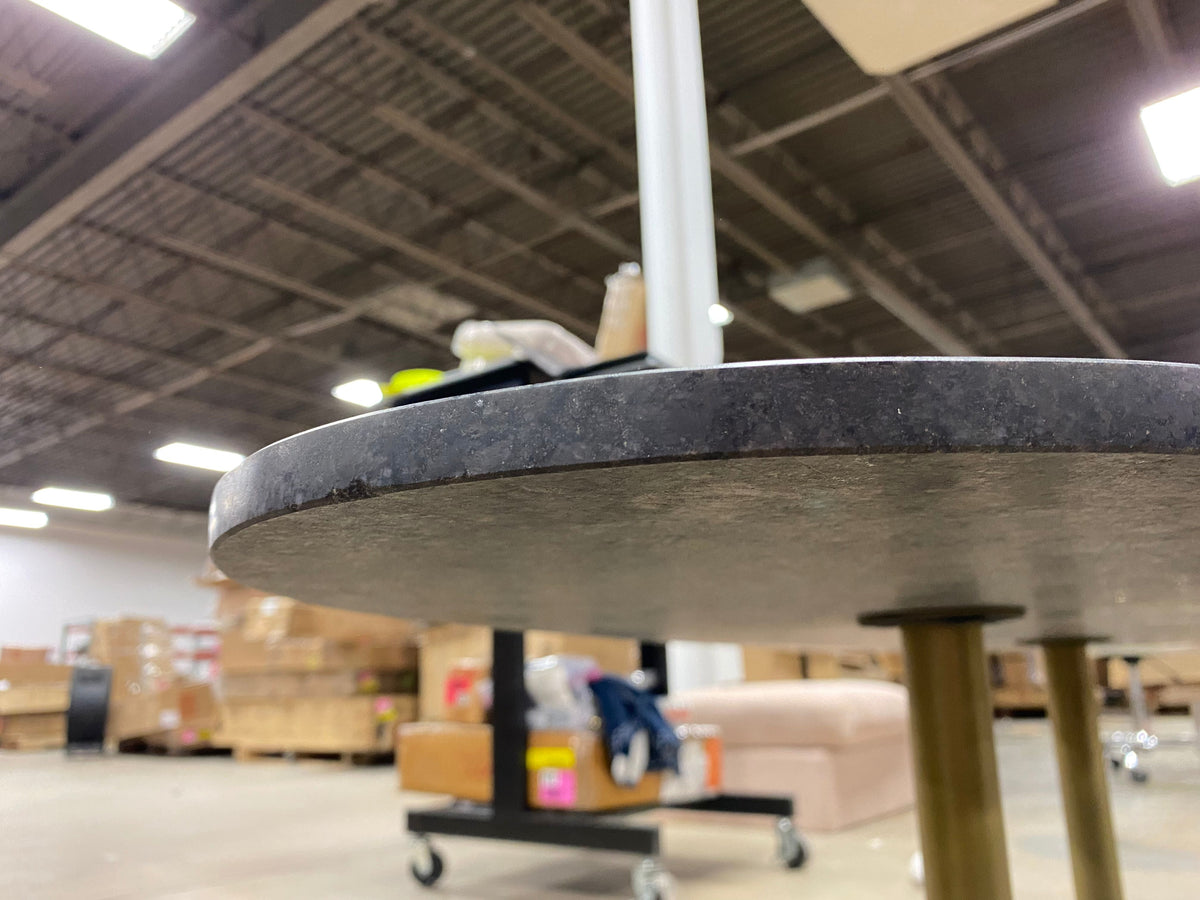 Gemma Black Marble Coffee Table Salvage & Co Indy