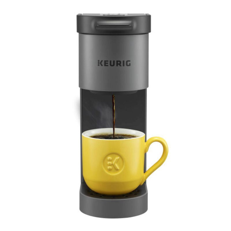 K-Mini Go Single-Serve K-Cup Pod Coffee Maker Gray: Compact Electric Brewer, Uses K-Cups & Pods