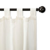 Ball Double Curtain Rod Oil Rubbed Bronze - Adjustable Metal Double Rod Set