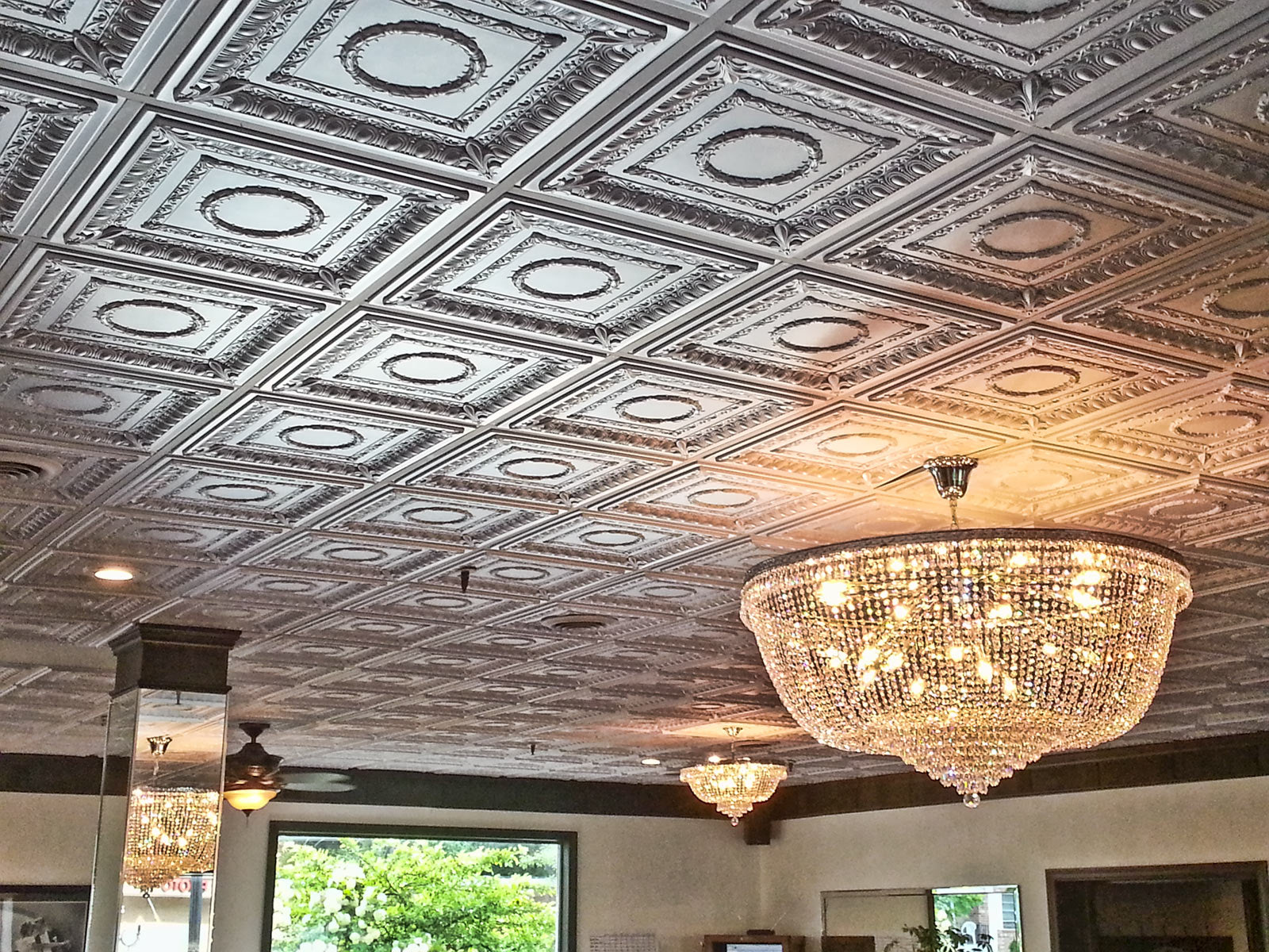 Regal Ceiling Tile - Dusky Nickel - 10 Tiles