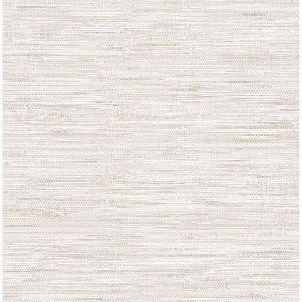 Cream Grassweave Peel and Stick Wallpaper
