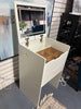 3 in 1 Vanity Desk with Plip Top Mirror - White SHOWROOM ITEM