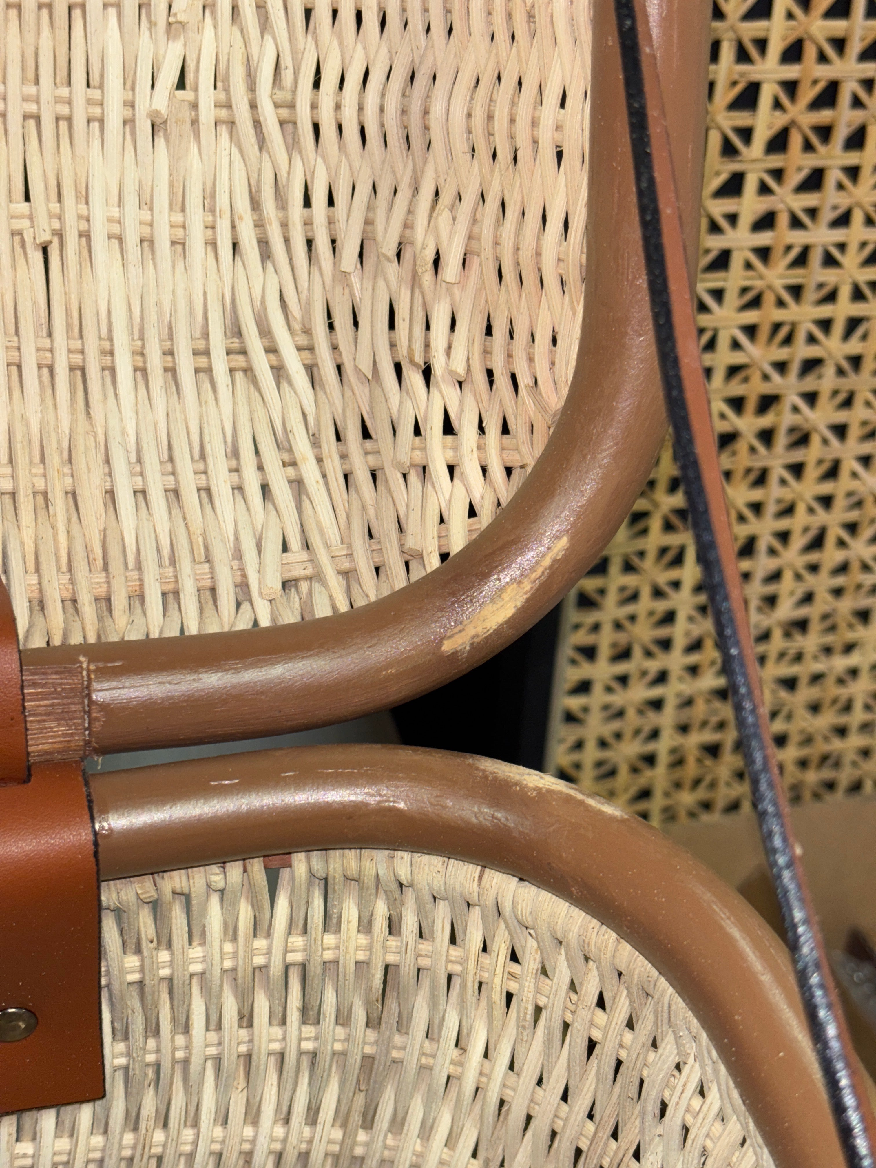 21" Woven Rattan Storage Trunk - Brown SHOWROOM ITEM