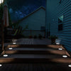 8 Pack Outdoor Solar Garden Landscape Ground Lights with Waterproof (White)