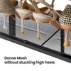 6-Tier Shoes Rack Shelf Organizer with Storage Box Rustic Brown