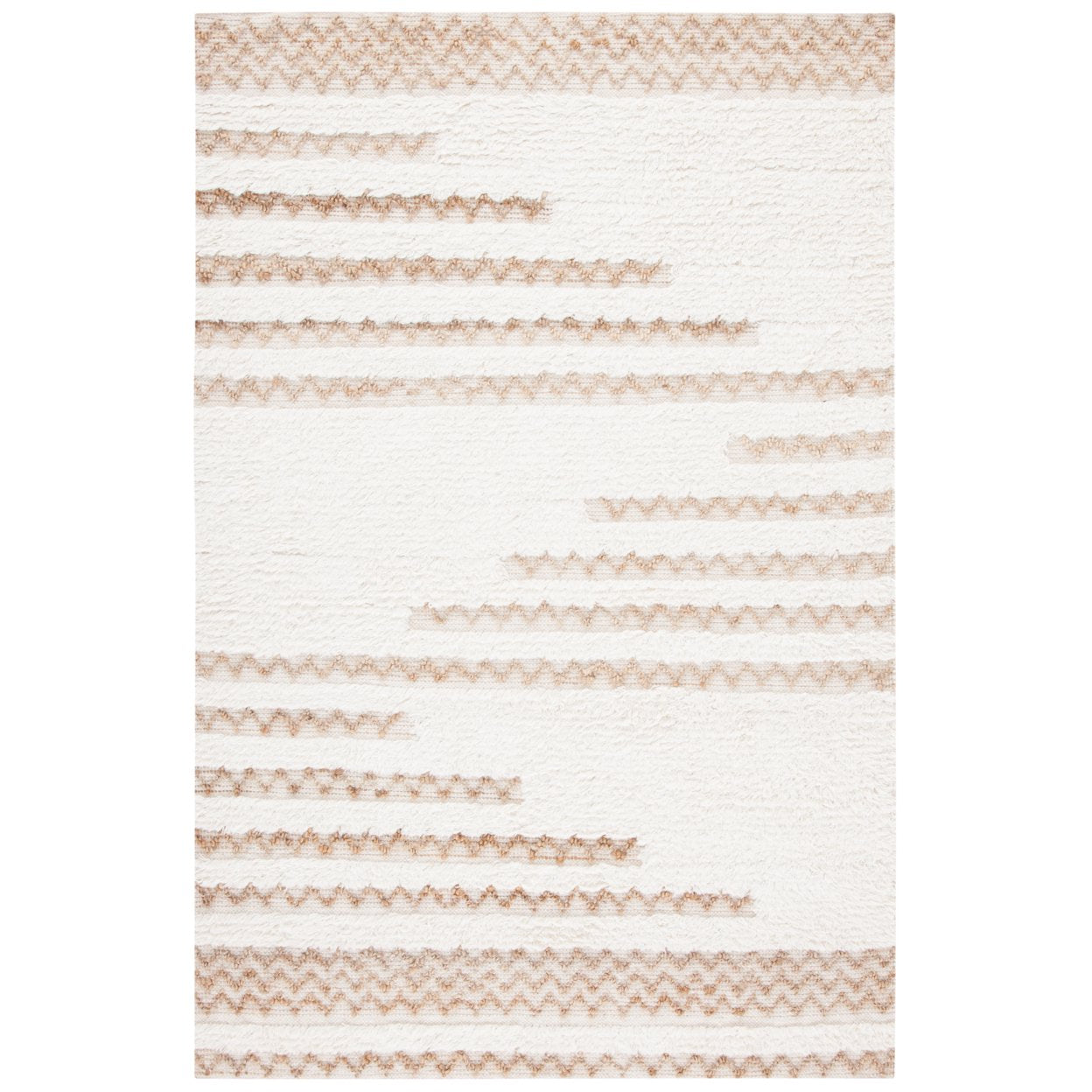 8' x 10' Natura Handmade Ivory / Brown Rug