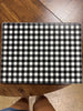 (SET 0F 3) Buffalo Check Cork Placemat SHOWROOM ITEM