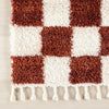 Carlisha Contemporary Checkered Area Rug, 7'10
