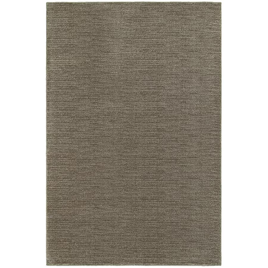 Archer Lane Hamrick Gray Indoor Solid Area Rug